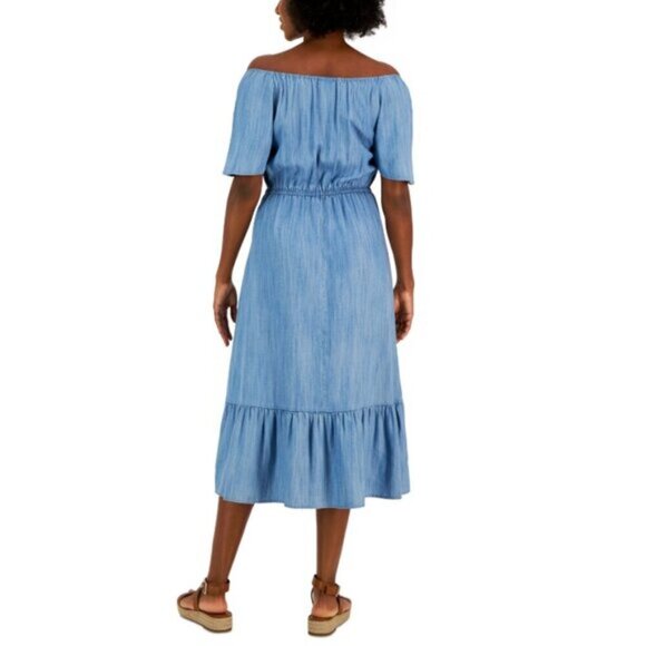 Style & Co. Blue Maxi Dress - Picture 3 of 6